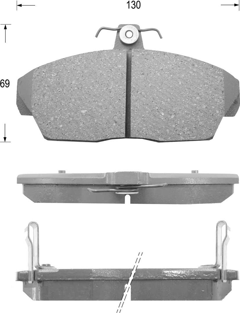 Kaishin FK5103 - Kit de plaquettes de frein, frein à disque cwaw.fr