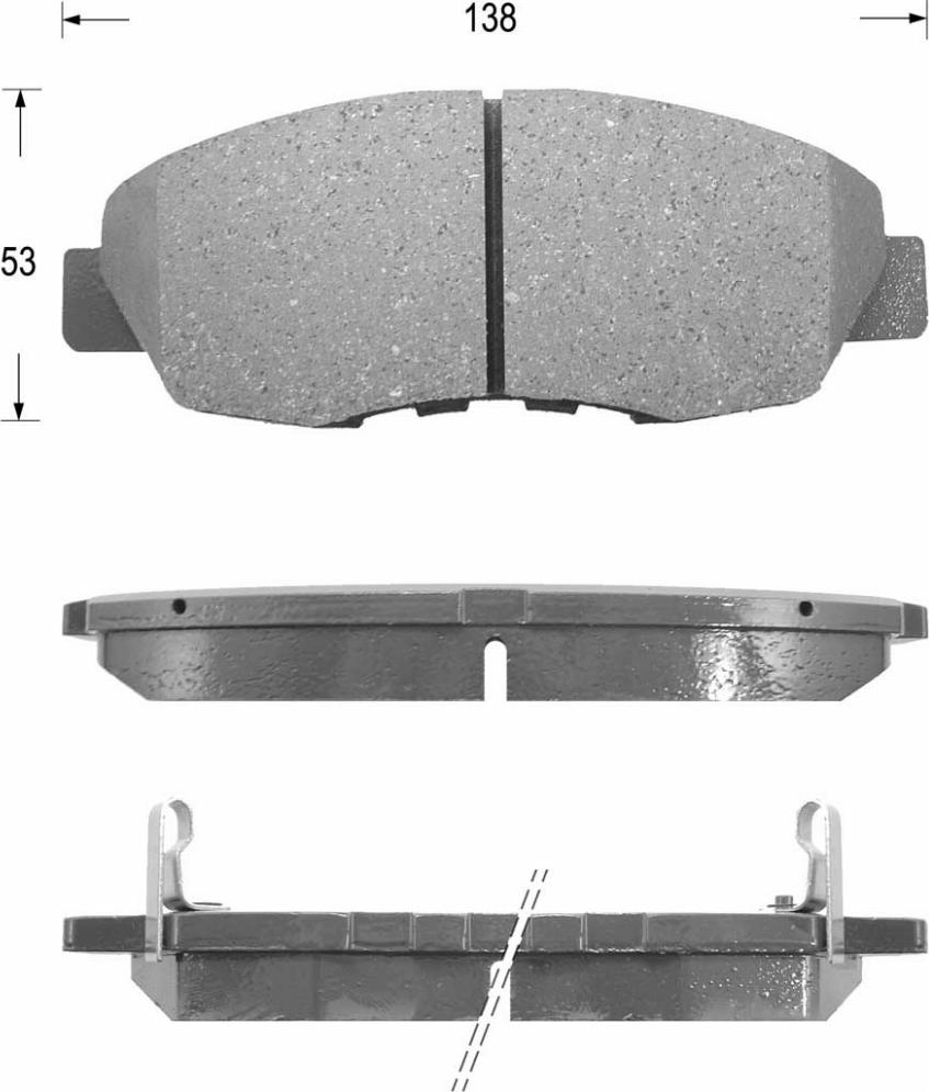 Kaishin FK5116 - Kit de plaquettes de frein, frein à disque cwaw.fr