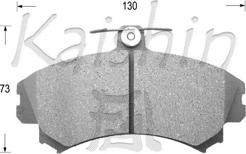 Kaishin FK6090 - Kit de plaquettes de frein, frein à disque cwaw.fr