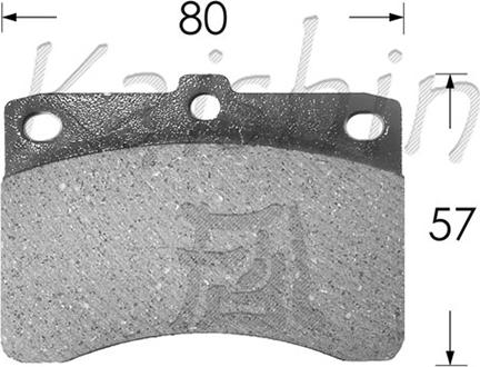 Kaishin FK0004 - Kit de plaquettes de frein, frein à disque cwaw.fr