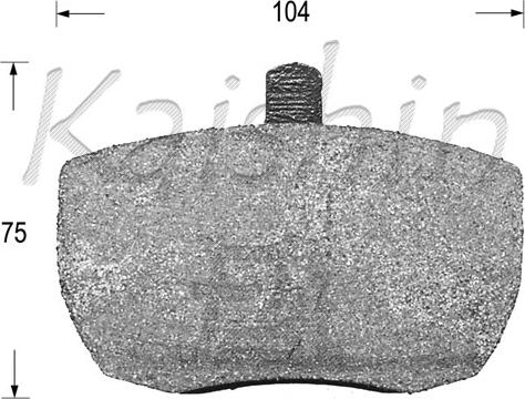 Kaishin FK10098 - Kit de plaquettes de frein, frein à disque cwaw.fr