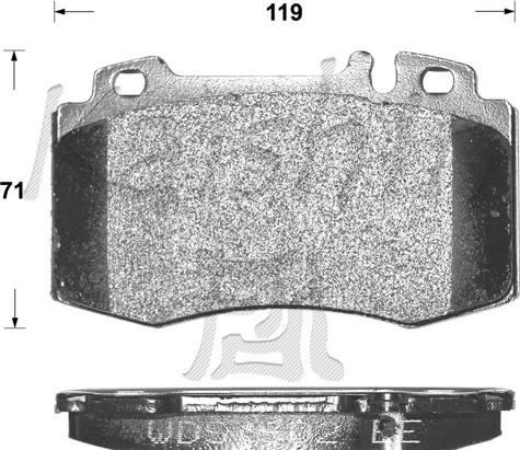 Kaishin FK10079 - Kit de plaquettes de frein, frein à disque cwaw.fr