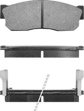 Kaishin FK1035 - Kit de plaquettes de frein, frein à disque cwaw.fr