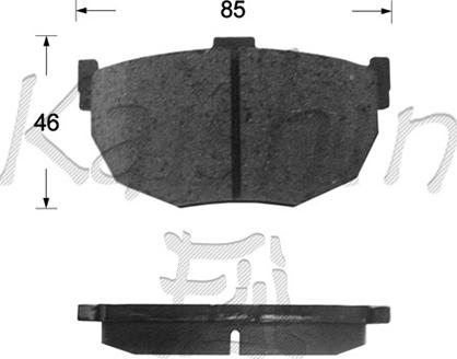 Kaishin FK1113 - Kit de plaquettes de frein, frein à disque cwaw.fr