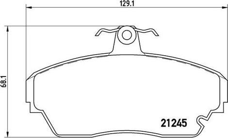 Kaishin FK11386 - Kit de plaquettes de frein, frein à disque cwaw.fr