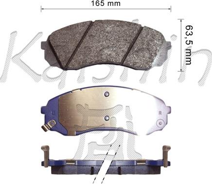 Kaishin FK11236 - Kit de plaquettes de frein, frein à disque cwaw.fr