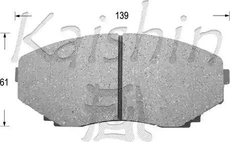 Kaishin FK3099 - Kit de plaquettes de frein, frein à disque cwaw.fr