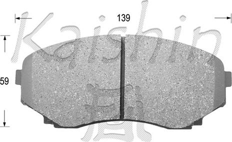 Kaishin FK3110 - Kit de plaquettes de frein, frein à disque cwaw.fr