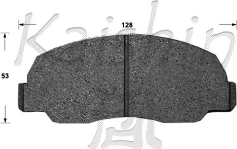 Kaishin FK2068 - Kit de plaquettes de frein, frein à disque cwaw.fr