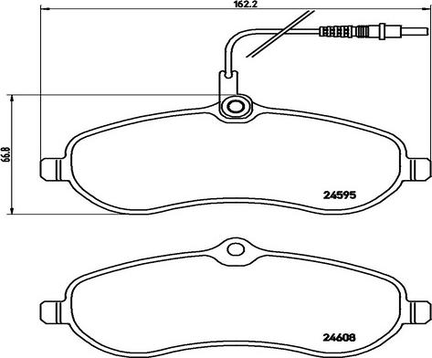 Kaishin FK20045 - Kit de plaquettes de frein, frein à disque cwaw.fr