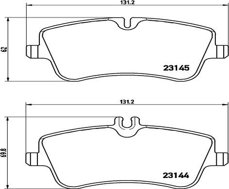 Kaishin FK20054 - Kit de plaquettes de frein, frein à disque cwaw.fr