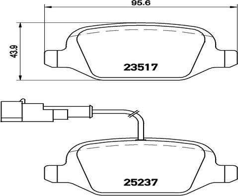 Kaishin FK20019 - Kit de plaquettes de frein, frein à disque cwaw.fr