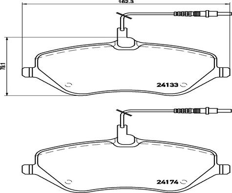 Kaishin FK20012 - Kit de plaquettes de frein, frein à disque cwaw.fr