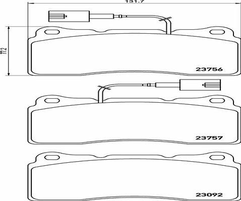 Kaishin FK20086 - Kit de plaquettes de frein, frein à disque cwaw.fr