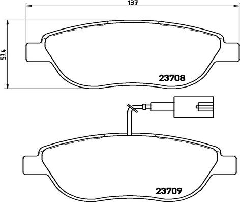 Kaishin FK20038 - Kit de plaquettes de frein, frein à disque cwaw.fr