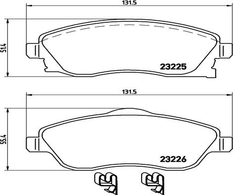 Kaishin FK20029 - Kit de plaquettes de frein, frein à disque cwaw.fr