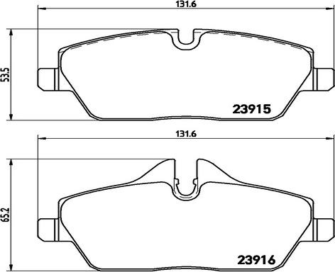 Kaishin FK20022 - Kit de plaquettes de frein, frein à disque cwaw.fr