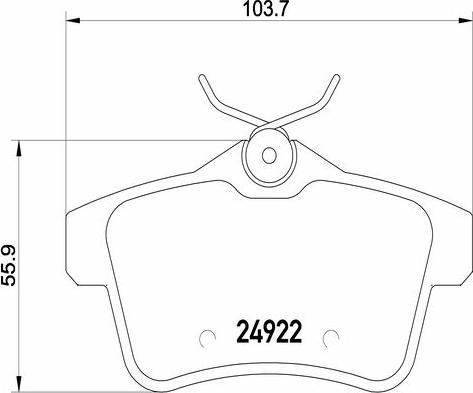 Kaishin FK20070 - Kit de plaquettes de frein, frein à disque cwaw.fr