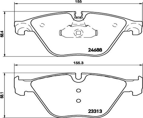 Kaishin FK20141 - Kit de plaquettes de frein, frein à disque cwaw.fr