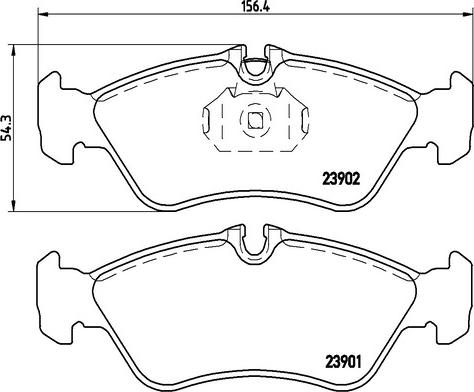 Kaishin FK20150 - Kit de plaquettes de frein, frein à disque cwaw.fr