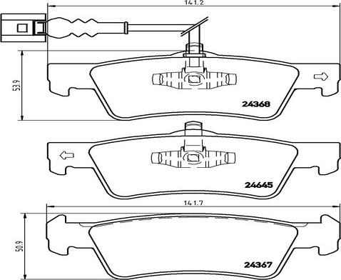 Kaishin FK20165 - Kit de plaquettes de frein, frein à disque cwaw.fr