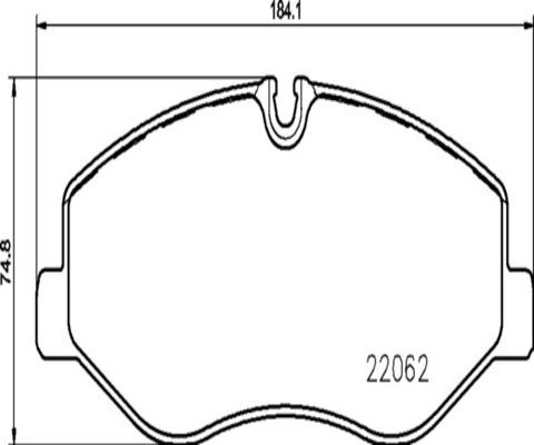 Kaishin FK20161 - Kit de plaquettes de frein, frein à disque cwaw.fr