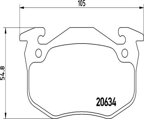 Kaishin FK20163 - Kit de plaquettes de frein, frein à disque cwaw.fr