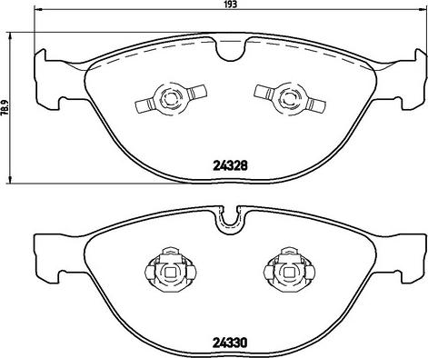 ATE 607210 - Kit de plaquettes de frein, frein à disque cwaw.fr