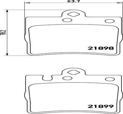 Kaishin FK20110 - Kit de plaquettes de frein, frein à disque cwaw.fr