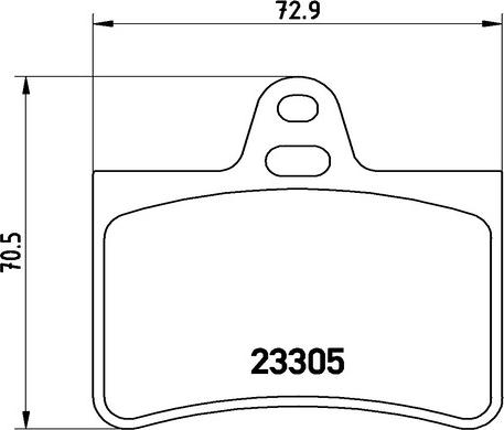 Kaishin FK20138 - Kit de plaquettes de frein, frein à disque cwaw.fr