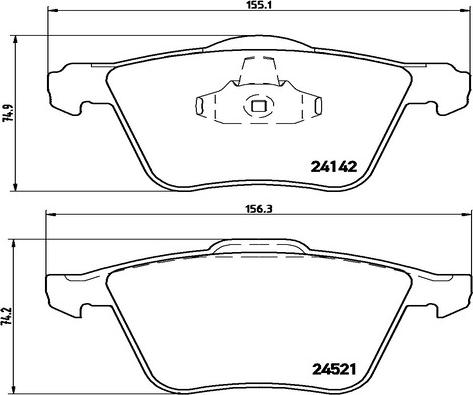 Kaishin FK20129 - Kit de plaquettes de frein, frein à disque cwaw.fr