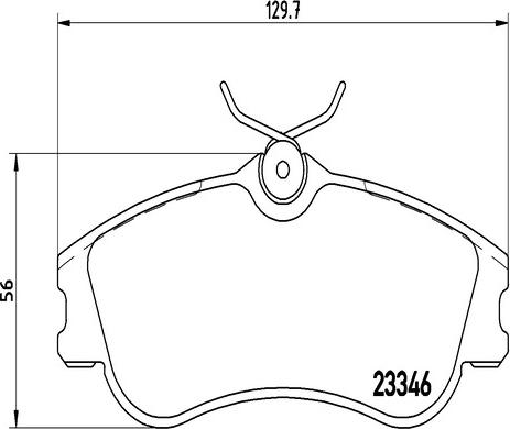 Kaishin FK20123 - Kit de plaquettes de frein, frein à disque cwaw.fr