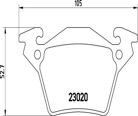 Kaishin FK20322 - Kit de plaquettes de frein, frein à disque cwaw.fr