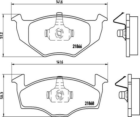 Kaishin FK20290 - Kit de plaquettes de frein, frein à disque cwaw.fr