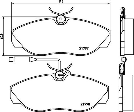 Kaishin FK20298 - Kit de plaquettes de frein, frein à disque cwaw.fr