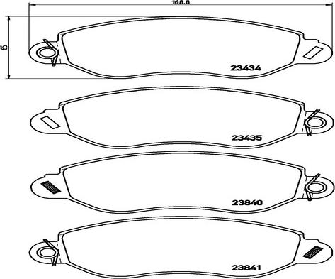 Kaishin FK20246 - Kit de plaquettes de frein, frein à disque cwaw.fr