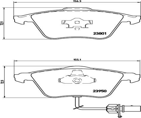 Kaishin FK20240 - Kit de plaquettes de frein, frein à disque cwaw.fr