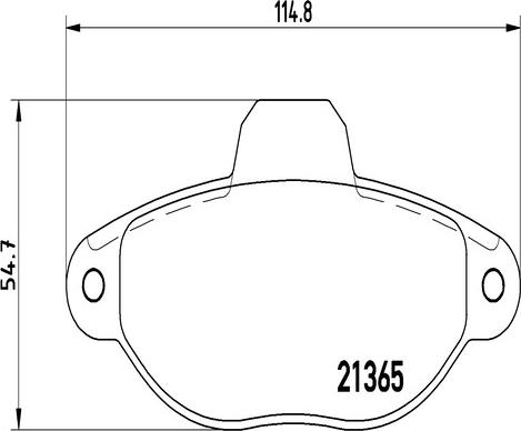 Kaishin FK20255 - Kit de plaquettes de frein, frein à disque cwaw.fr