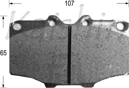 Kaishin FK2020 - Kit de plaquettes de frein, frein à disque cwaw.fr