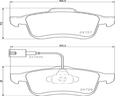 Kaishin FK20217 - Kit de plaquettes de frein, frein à disque cwaw.fr