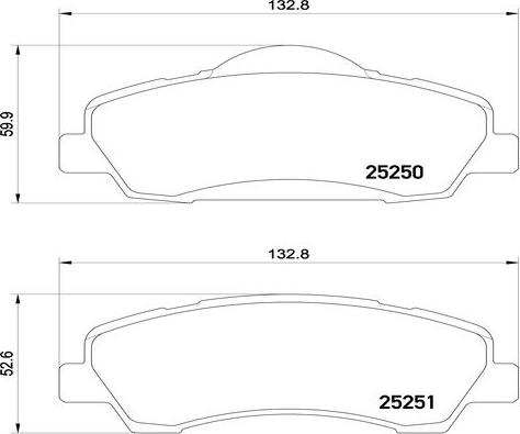 Kaishin FK20286 - Kit de plaquettes de frein, frein à disque cwaw.fr