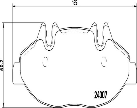 Kaishin FK20280 - Kit de plaquettes de frein, frein à disque cwaw.fr