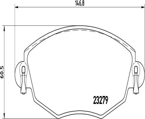 Kaishin FK20288 - Kit de plaquettes de frein, frein à disque cwaw.fr