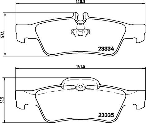 Kaishin FK20230 - Kit de plaquettes de frein, frein à disque cwaw.fr