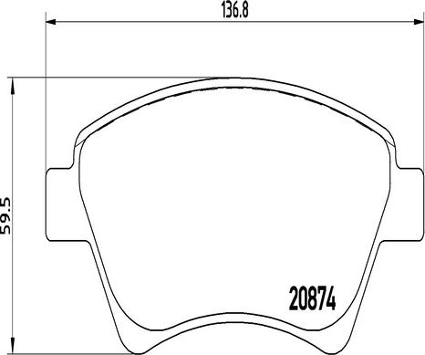 Kaishin FK20222 - Kit de plaquettes de frein, frein à disque cwaw.fr