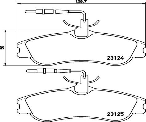 Kaishin FK20271 - Kit de plaquettes de frein, frein à disque cwaw.fr