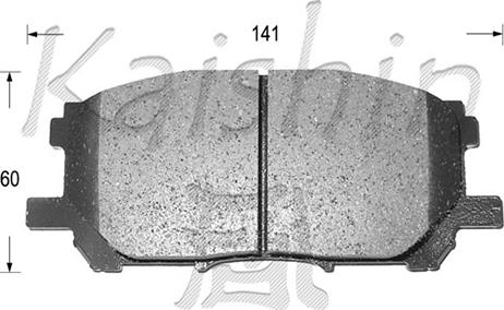 Kaishin FK2249 - Kit de plaquettes de frein, frein à disque cwaw.fr