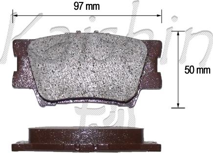 Kaishin FK2269 - Kit de plaquettes de frein, frein à disque cwaw.fr