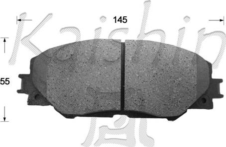 Kaishin FK2268 - Kit de plaquettes de frein, frein à disque cwaw.fr