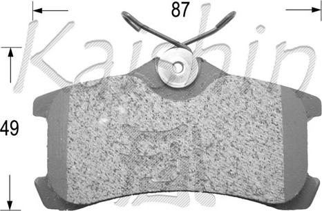 Kaishin FK2220 - Kit de plaquettes de frein, frein à disque cwaw.fr